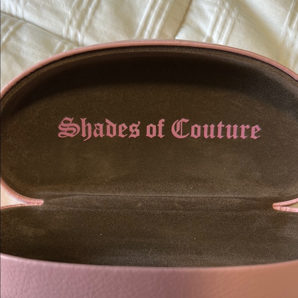 Juicy Couture Blush Pink Eyewear Case - Picture 2 of 3